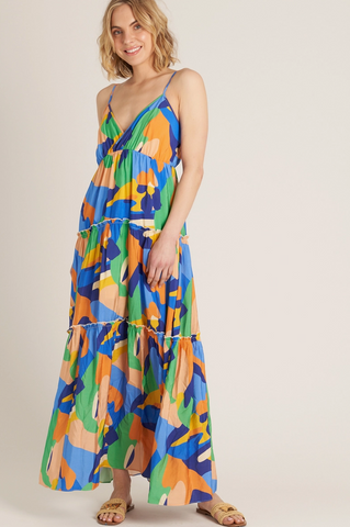 Eunice Dress -- Blue