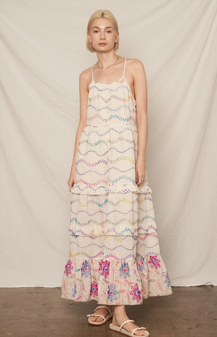 Rainbow Waves Dress