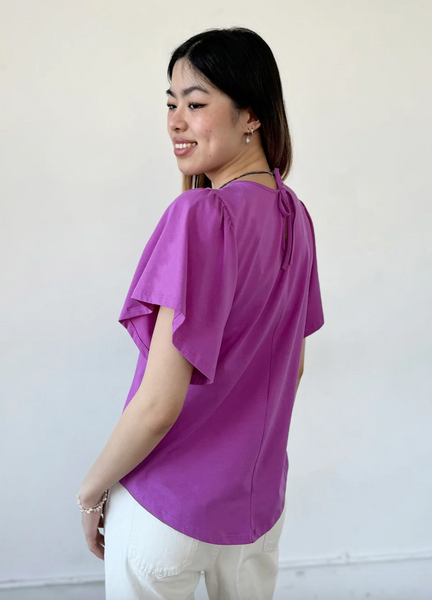 Elliot Tee -- Magenta Bloom