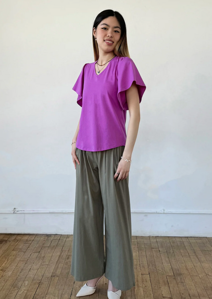 Elliot Tee -- Magenta Bloom
