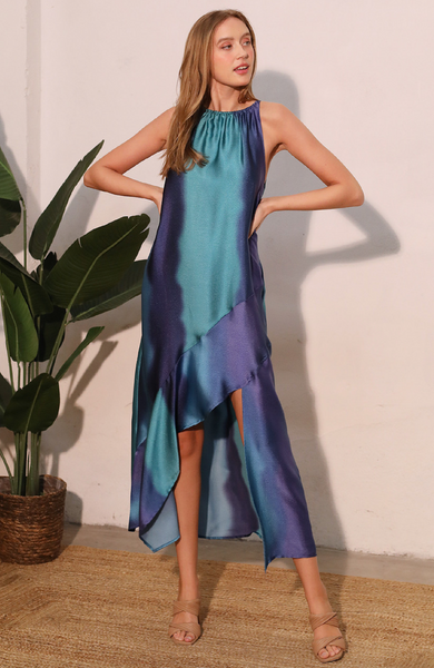 Ombre Dress -- Blue