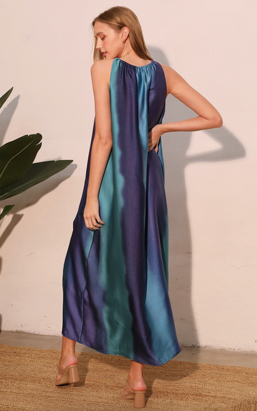 Ombre Dress -- Blue