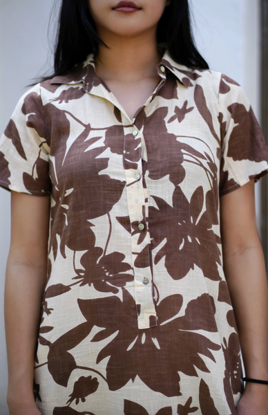 Carrie Dress -- Mocha Beige