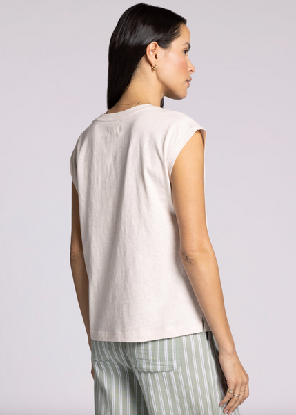 Romy Tee -- Pink Oatmeal