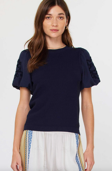 Julia Top -- Navy