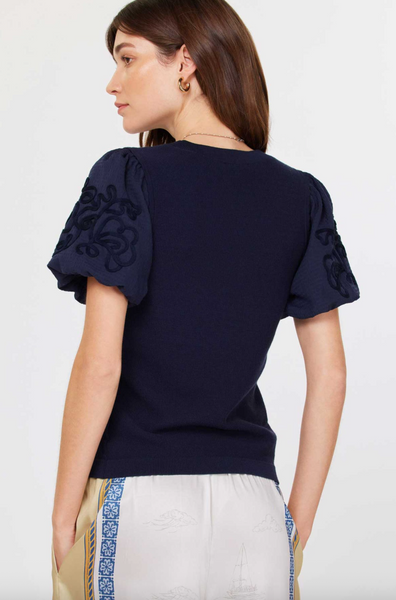 Julia Top -- Navy