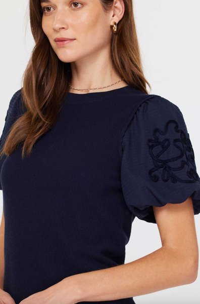 Julia Top -- Navy