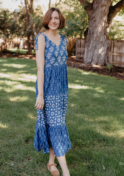 Lorelei Dress -- Indigo