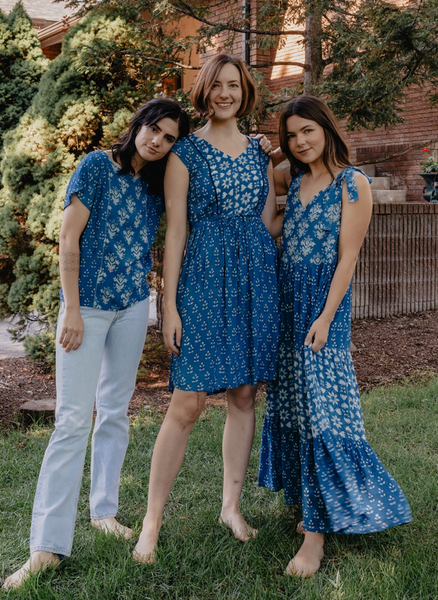 Lorelei Dress -- Indigo