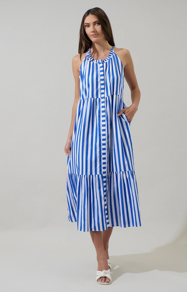 Bey Dress -- Blue
