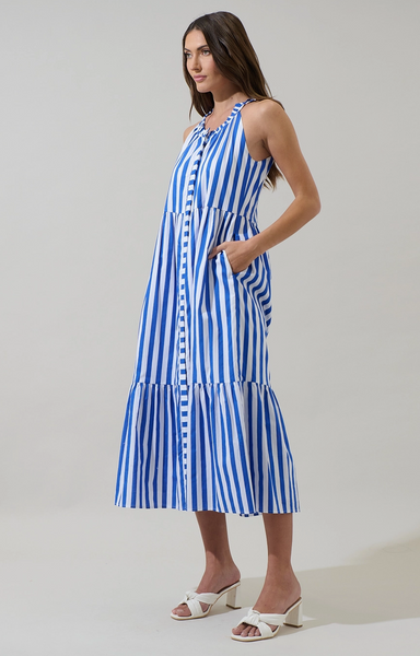 Bey Dress -- Blue