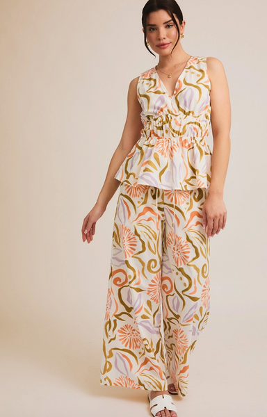 Ocean Isle Top -- Cream