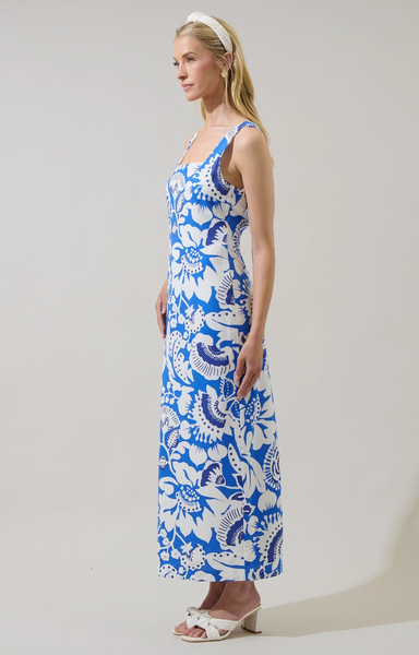 Nathalie Dress -- Blue