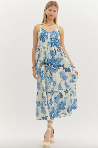 Erin Dress -- Blue
