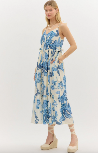 Erin Dress -- Blue