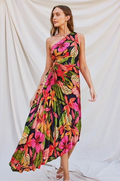 Oceania Dress -- Pink
