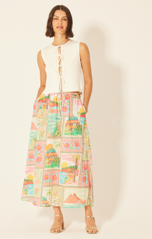 Harriett Skirt -- Capri