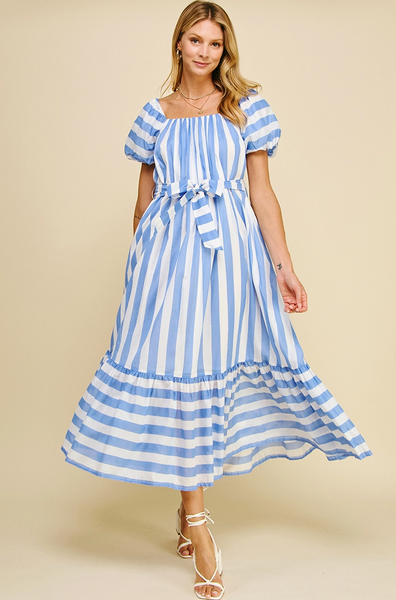 Abigail Dress -- Blue