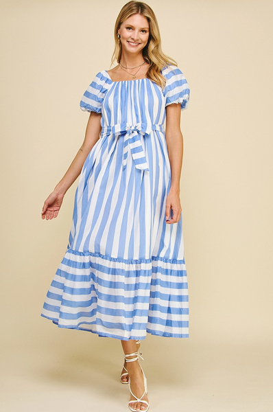 Abigail Dress -- Blue