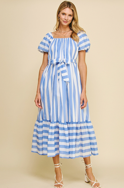 Abigail Dress -- Blue