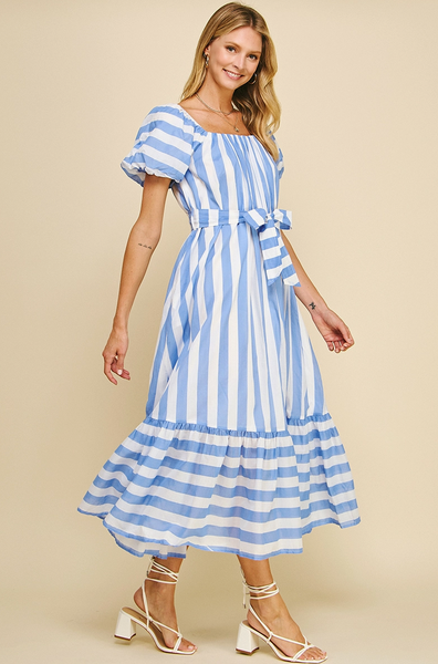 Abigail Dress -- Blue