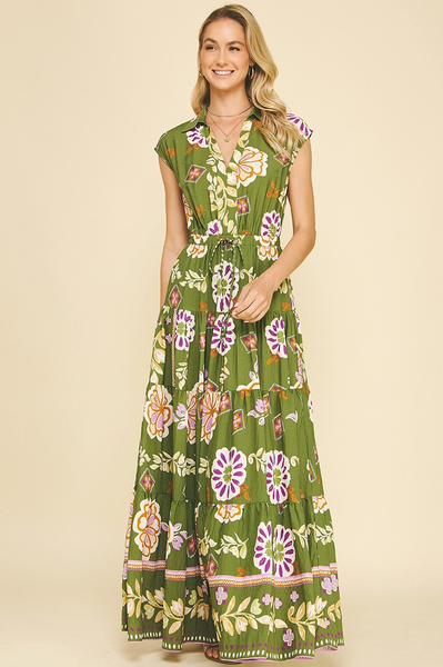 Michelle Dress -- Olive