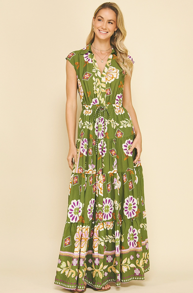 Michelle Dress -- Olive