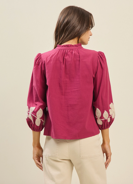 Harper Top -- Magenta