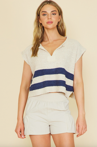 Tracy Top -- Navy