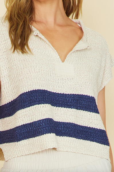 Tracy Top -- Navy
