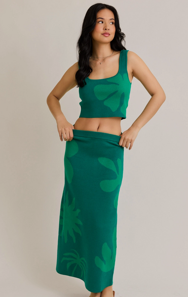 Hermosa Skirt -- Green