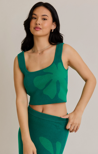 Hermosa Top -- Green