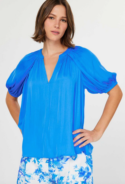 Mabel Top -- Azure Blue