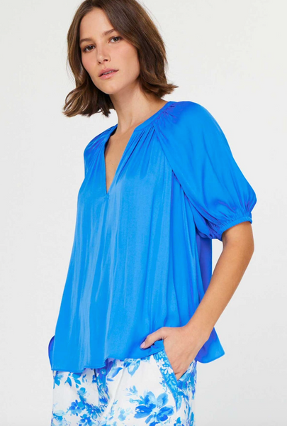 Mabel Top -- Azure Blue