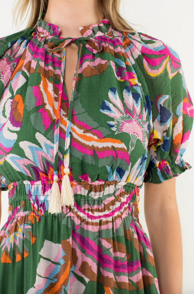 Aubri Dress -- Green