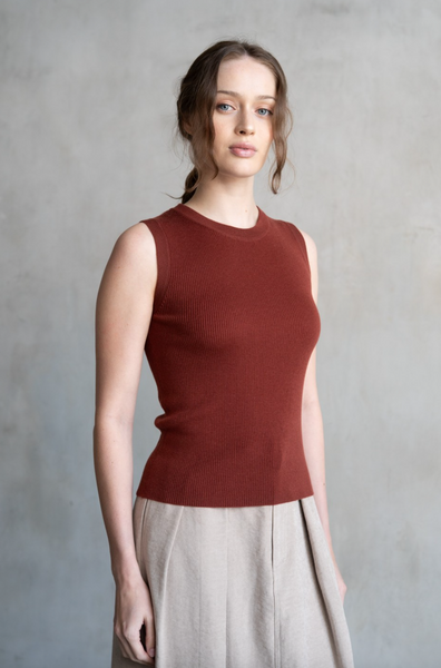 Paloma Top -- Brick