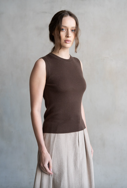 Paloma Top -- Brown