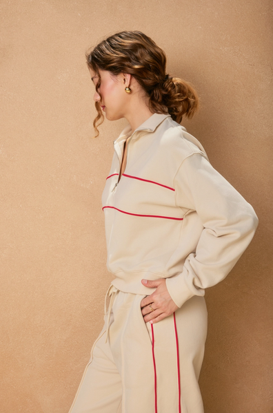 Track Stripe Sweatshirt