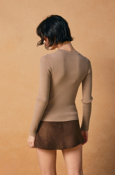 Anything Goes Top -- Taupe