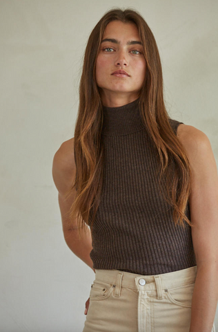 Lola Top -- Brown