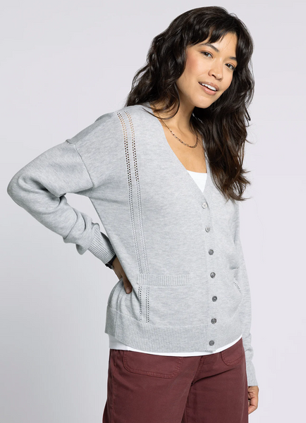 Gabby Cardigan -- Smoked Pearl