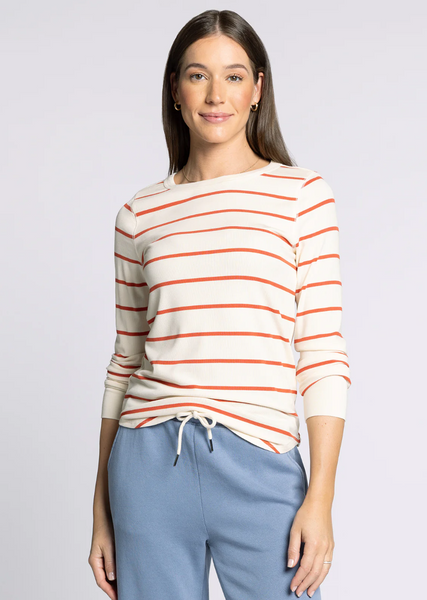 Stacy Top -- Off White Chili