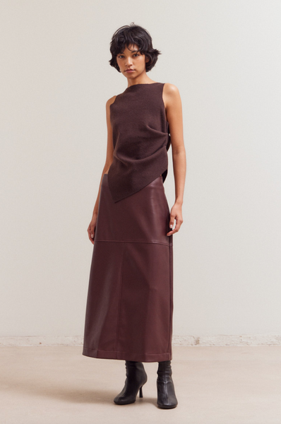 Contemporary Top -- Brown