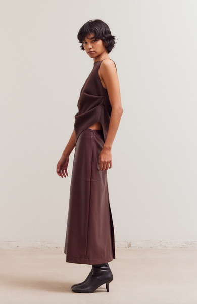 Contemporary Top -- Brown