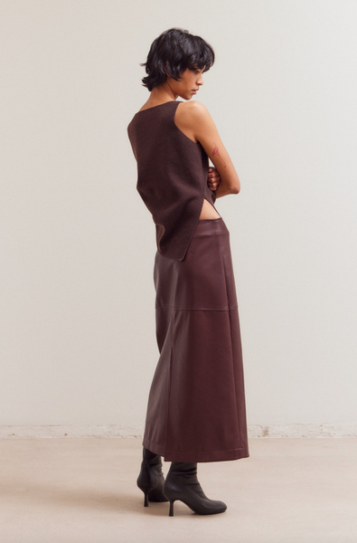 Contemporary Top -- Brown