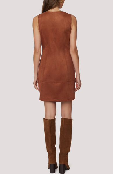 Regal Poise Dress -- Coffee