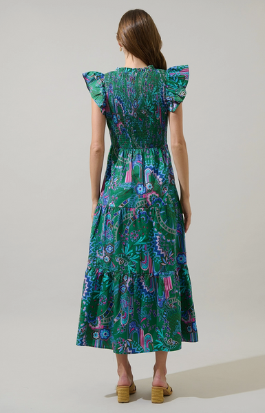 Sunfire Dress -- Vesper Floral