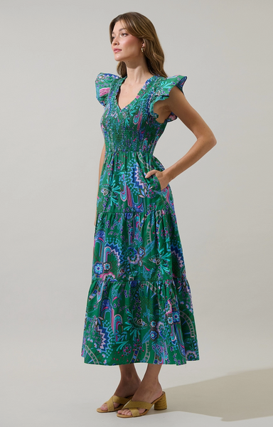 Sunfire Dress -- Vesper Floral