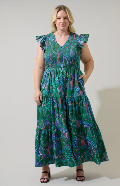 Sunfire Dress -- Vesper Floral