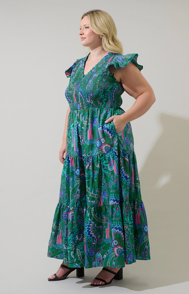 Sunfire Dress -- Vesper Floral